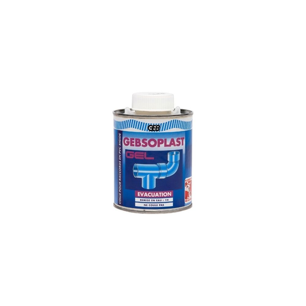 Geb - Colle gel pvc ls boîte + pinceau 500 ml - Mastic, silicone, joint