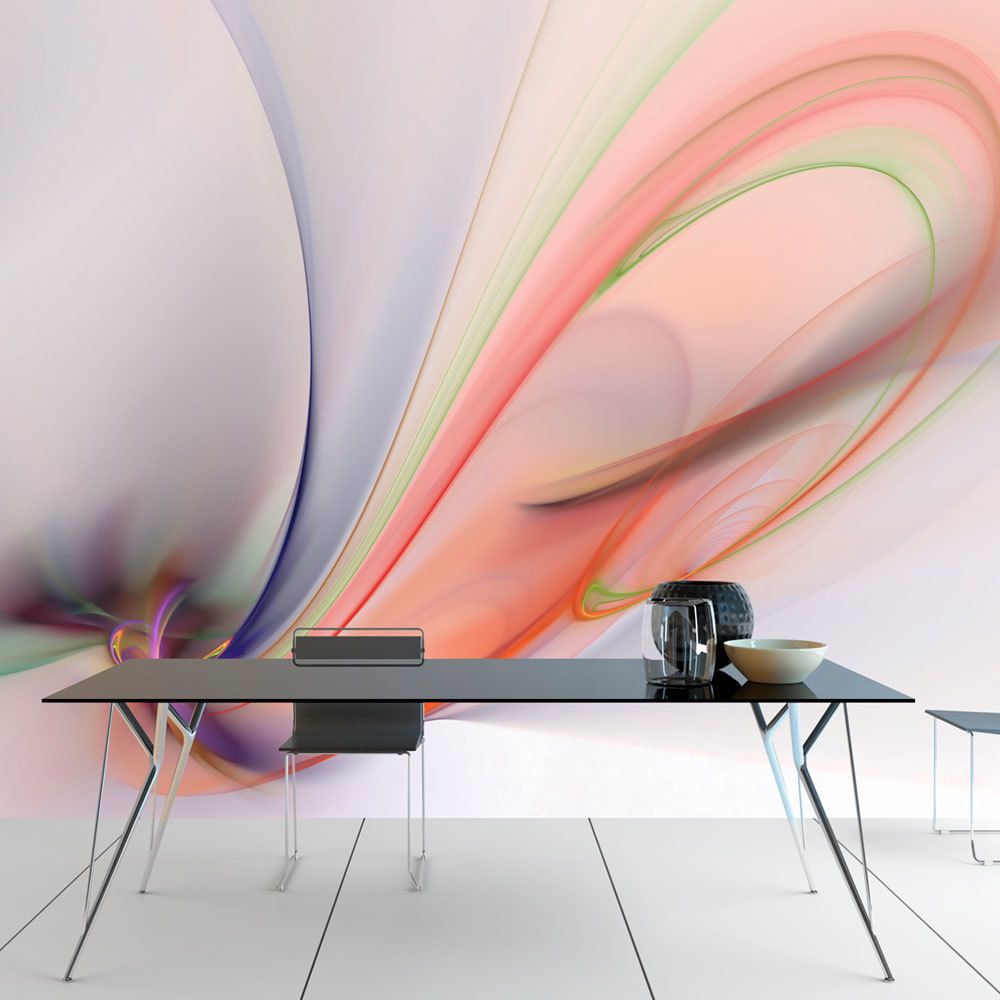 Bimago - Papier peint - Silky colorful smoke - Décoration, image, art | Abstractions | Moderne | - Papier peint