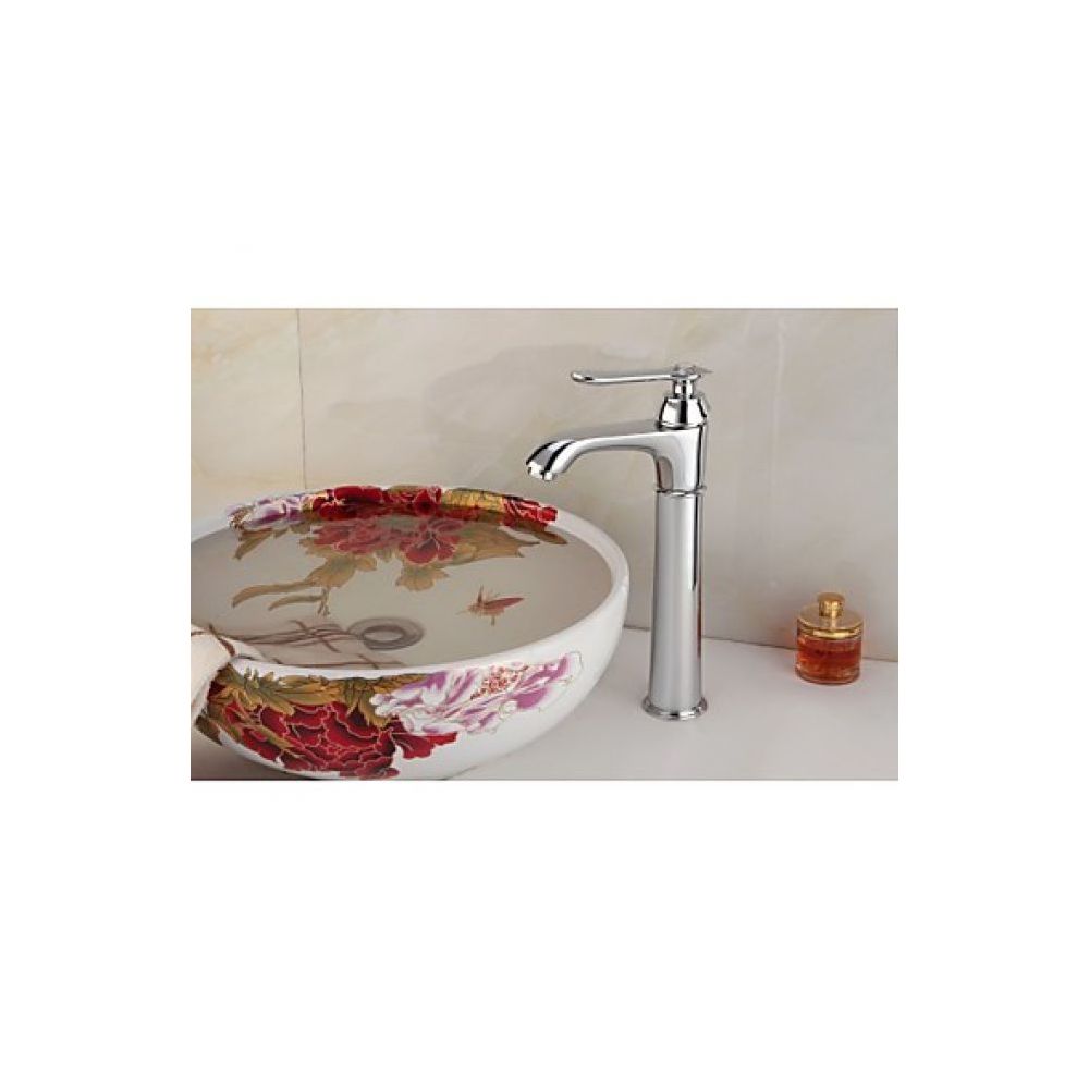 Lookshop - Robinet d'évier effet cascade, un style antique et finition chromée - Robinet de lavabo