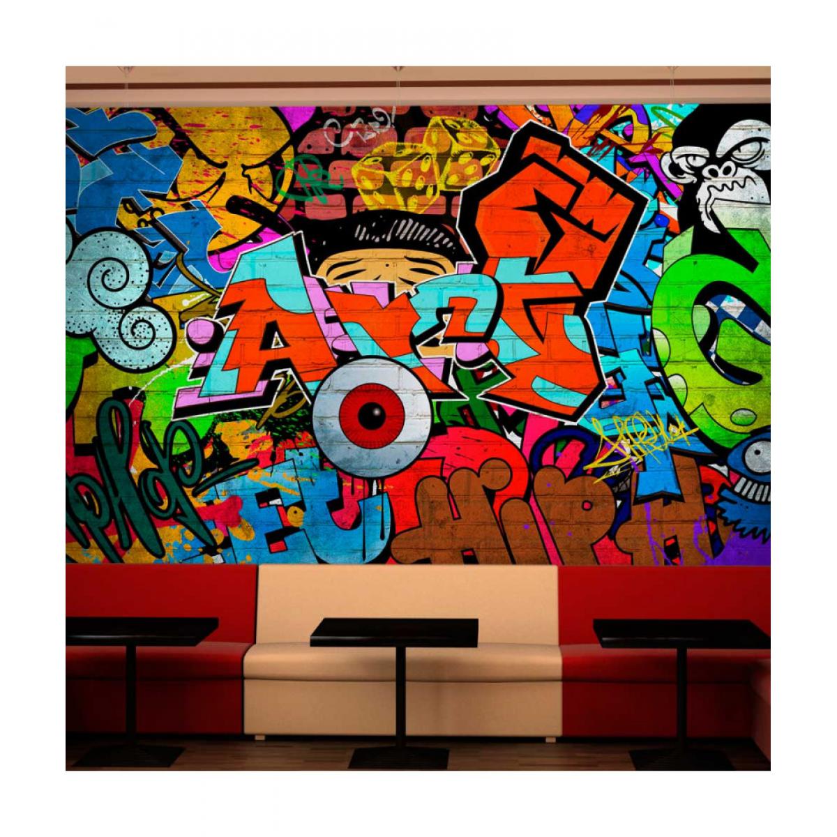 Artgeist - Papier peint - Graffiti art 100x70 - Papier peint