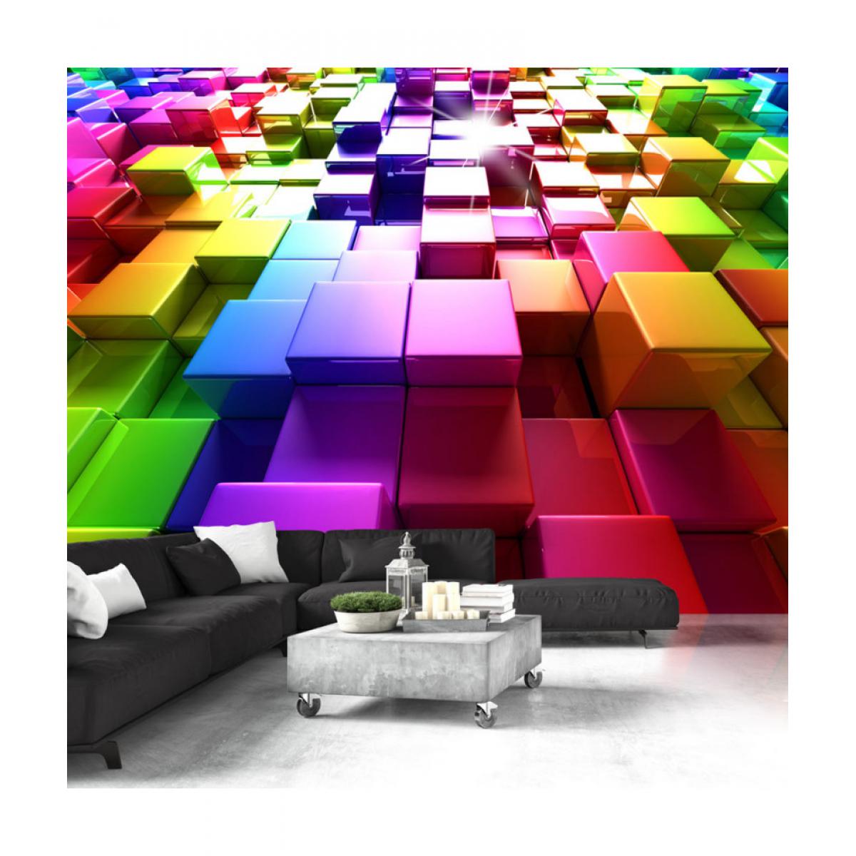 Artgeist - Papier peint - Colored Cubes 150x105 - Papier peint