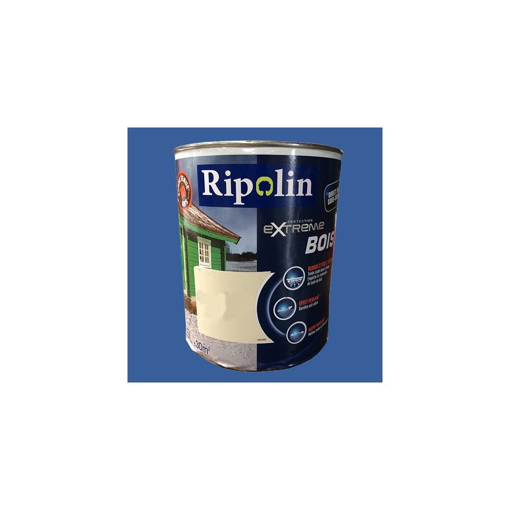 Ripolin - RIPOLIN Peinture Protection Extrême Bois Bleu océan RAL 5017 - Peinture intérieure