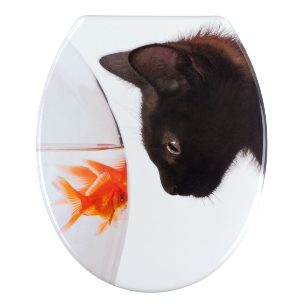 Wenko - Abattant Fish & Cat Duroplast - Abattant WC