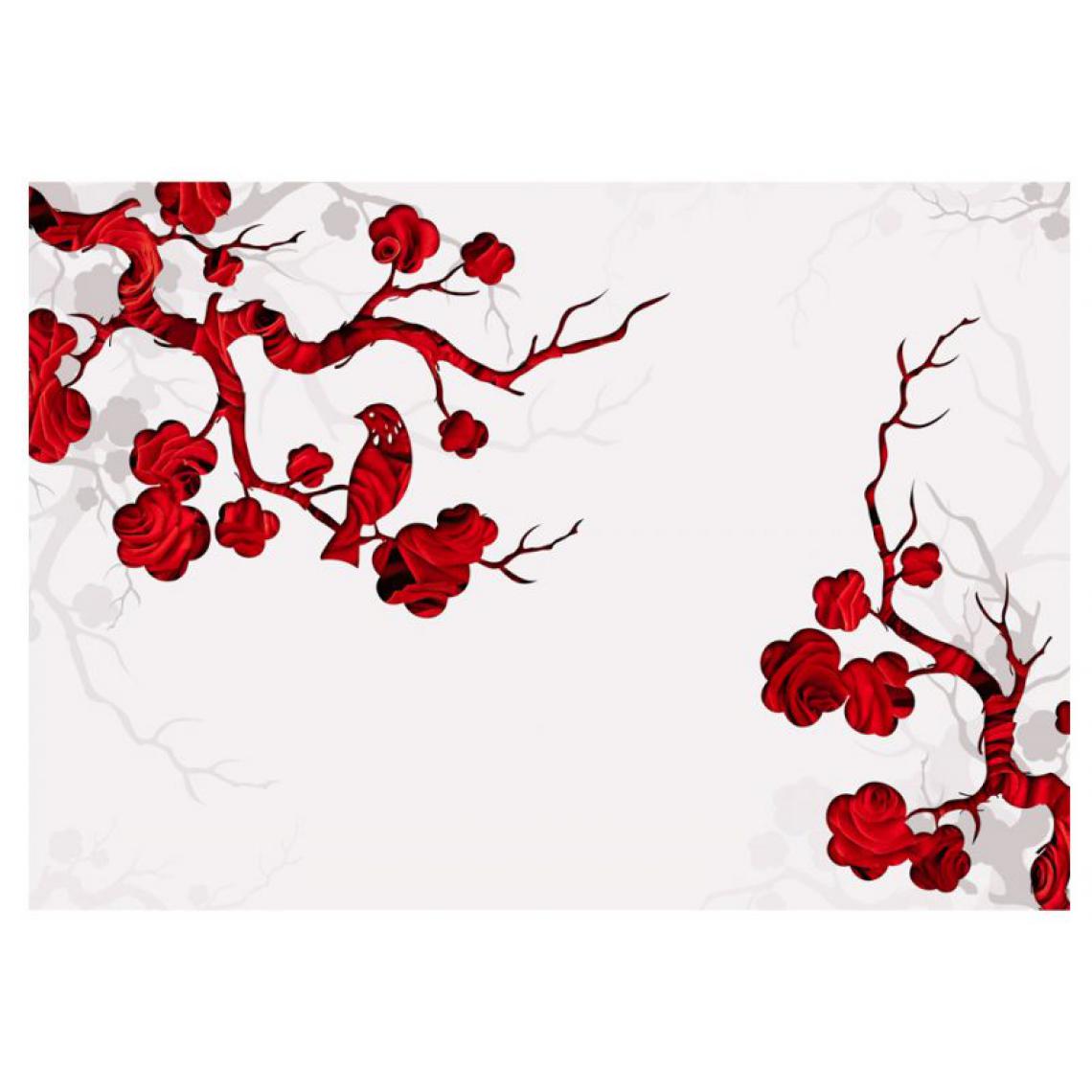 Artgeist - Papier peint - Red bush .Taille : 150x105 - Papier peint