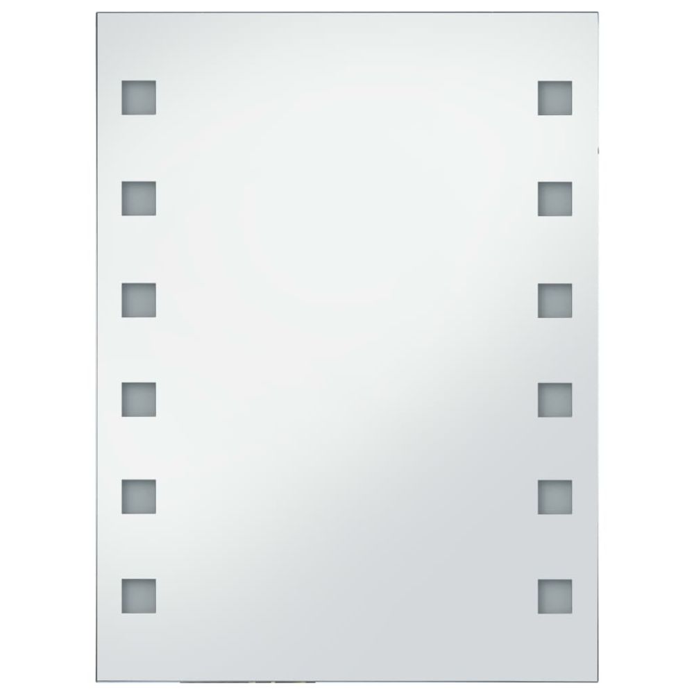 Icaverne - Icaverne - Miroirs ensemble Miroir mural à LED pour salle de bains 60 x 80 cm - Miroir de salle de bain