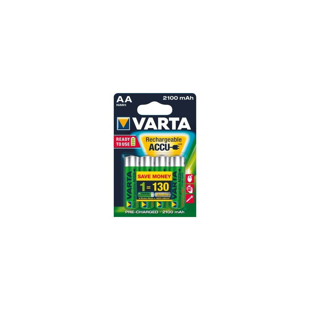 Varta - VARTA Batteries 56706101404 HR06 / AA blister de 4 - Piles standard