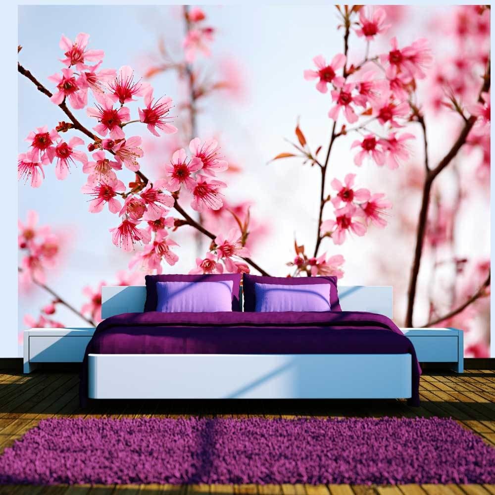Bimago - Papier peint | Symbole japonais | 300x231 | Fleurs | Fleurs cerisiers | fleurs de cerisier sakura | - Papier peint