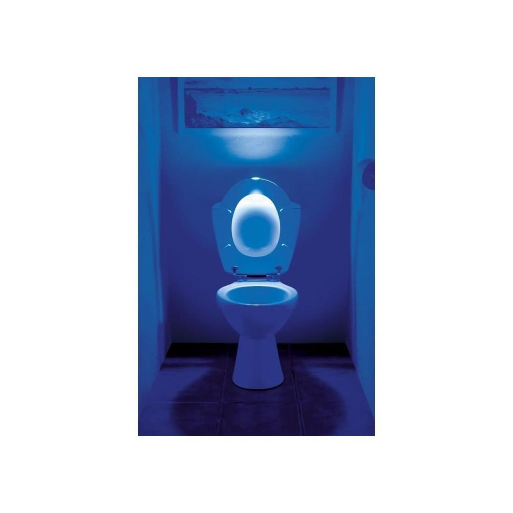 Gelco - GELCO Abattant lumineux Everlight blanc - Abattant WC