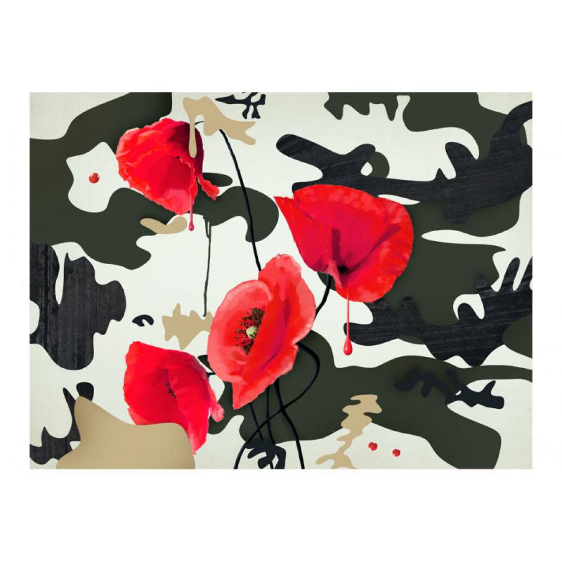 Artgeist - Papier peint - The flowers of war .Taille : 200x154 - Papier peint