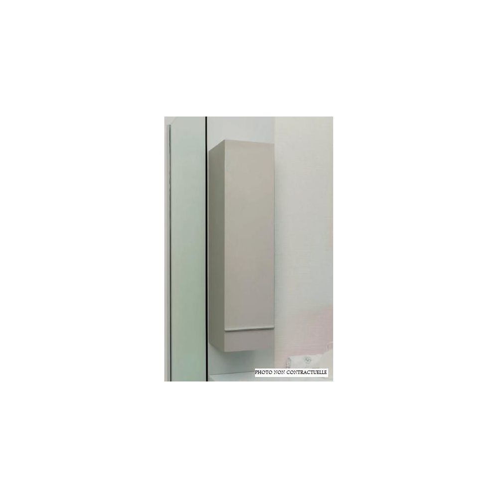 Aqua+ - Ondée - Colonne salle de bain blanche à suspendre Haut. 120cm livré monté - TERRY - Colonne de douche