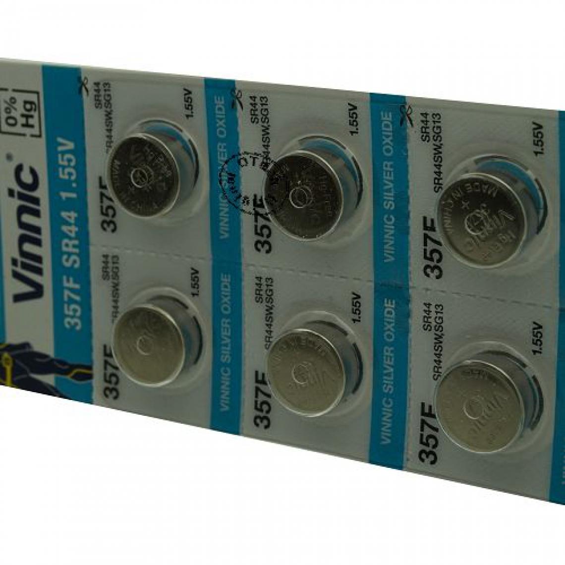 Otech - Pack de 10 piles Vinnic pour RENATA 357 - Piles rechargeables