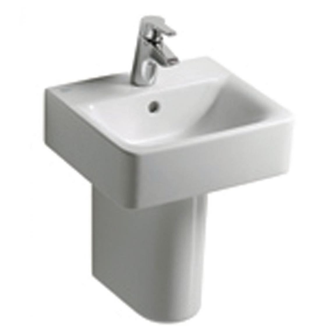 Ideal Standard - Lave-mains CONNECT CUBE 40 x 36 x 16 cm, blanc Réf. E713701 - Lave main pour toilettes