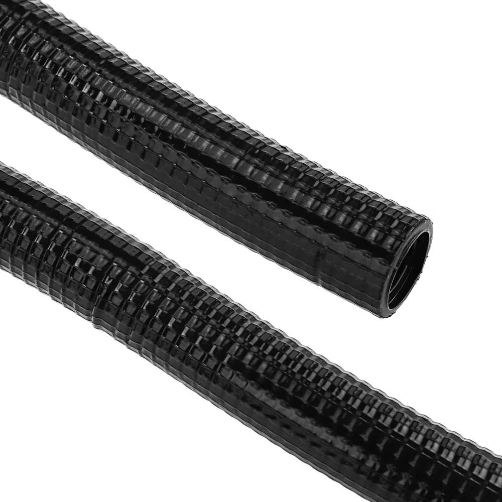 Bematik - Tuyau ondulé renforcé PVC M-32 50 m Noir - Fils et câbles électriques