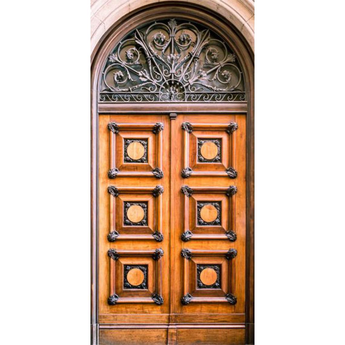 Artgeist - Papier-peint pour porte - Antique Doors .Taille : 100x210 - Papier peint