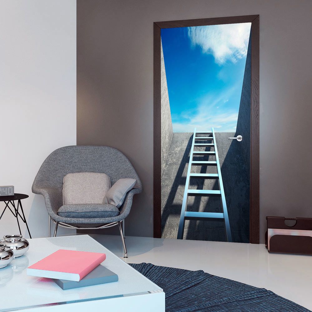 Bimago - Papier-peints pour porte | Photo wallpaper | 90x210 | Ladder to heaven I | - Papier peint