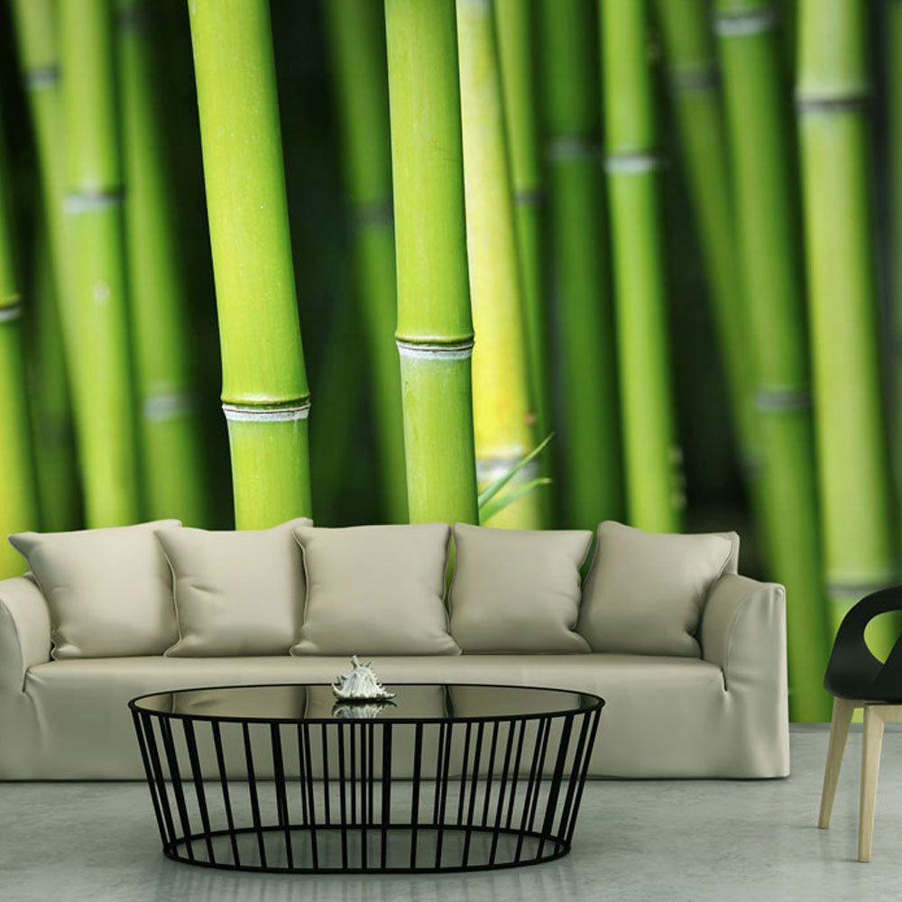 Bimago - Papier peint | Bambou | 200x154 | Orient | - Papier peint