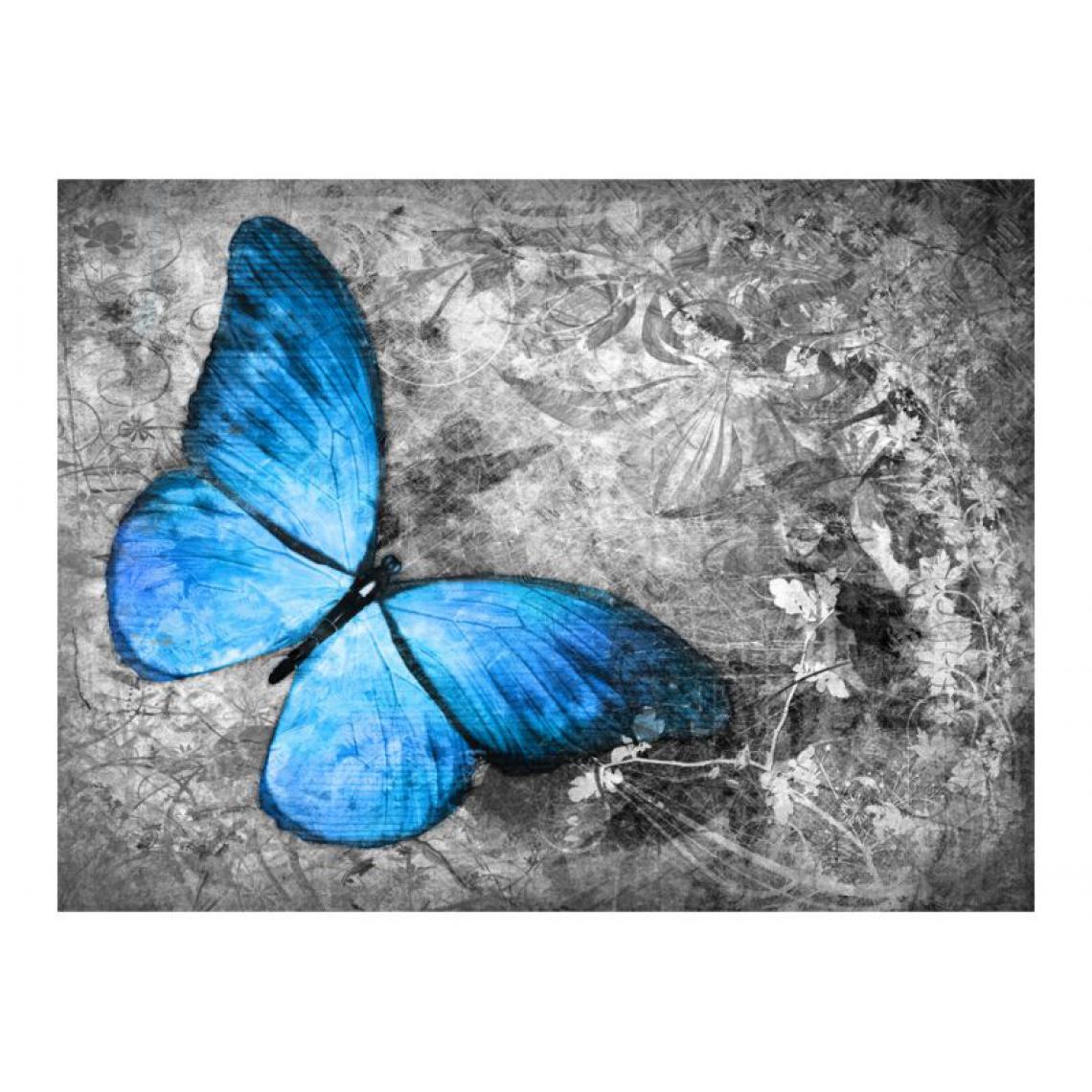 Artgeist - Papier peint - Blue butterfly .Taille : 400x309 - Papier peint