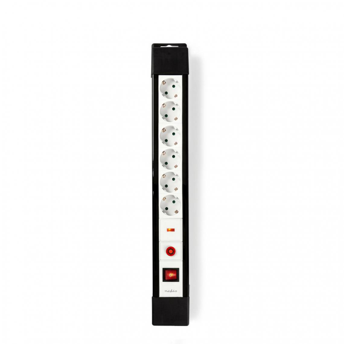 Alpexe - Surge Protected Extension Socket | Pro-Line | 6-Way | 3.00 m | Schuko/Type F (CEE 7/7) - Blocs multiprises