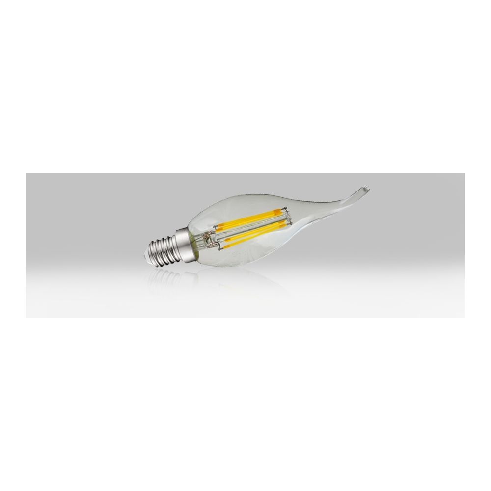 Vision-El - ampoule à led cob - vision-el - e14 - 4w - 2700k - coup de vent - filament - claire - blister - Ampoules LED