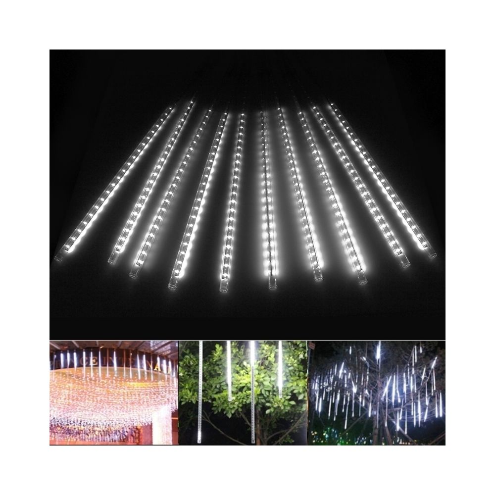 Wewoo - LED Météor 10 PCS 50cm SMD-5050 Lumière de météores / décorative, AC 85-265V blanche - Ruban LED