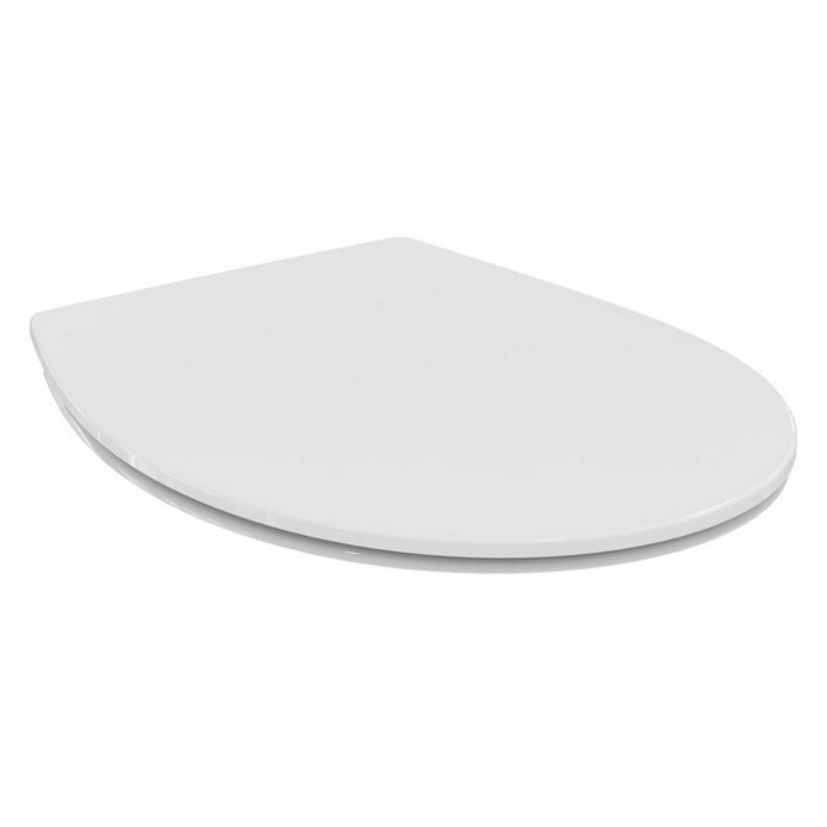 Ideal Standard - Ideal Standard - Abattant recouvrant ultra-fin urea blanc charnières inox - Abattant WC