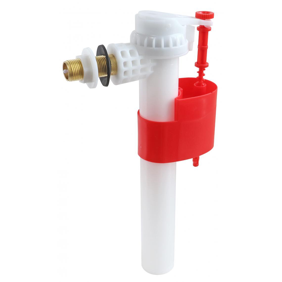 Somatherm For You - Robinet flotteur pour WC à alimentation latérale - Raccord laiton M12/17 (3/8") - Chasse d'eau