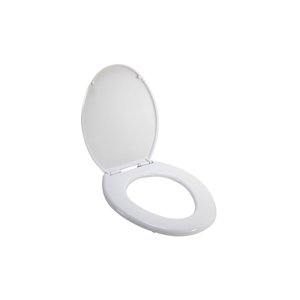 Galedo - Abattant de toilette blanc thermodur wc universel charnieres declipsables - Abattant WC