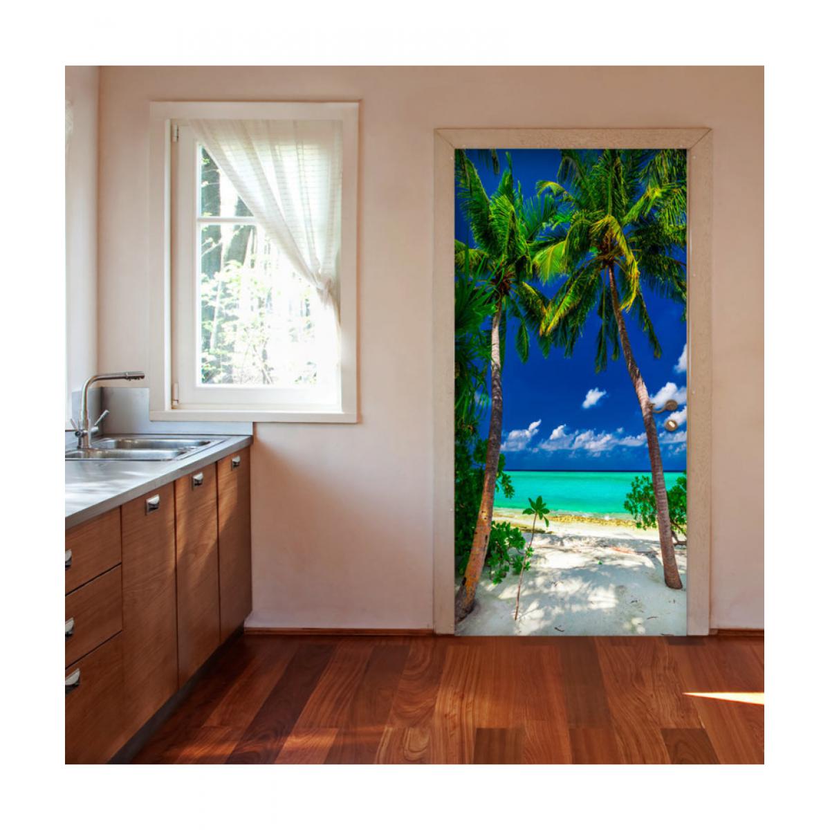 Artgeist - Papier-peint pour porte - Photo wallpaper - Island, beach I 90x210 - Papier peint