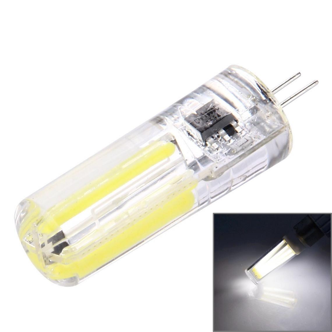 Wewoo - G4 4W ampoule à filament en silicone dimmable 8 LED pour hallsCA 220-240V lumière blanche - Ampoules LED