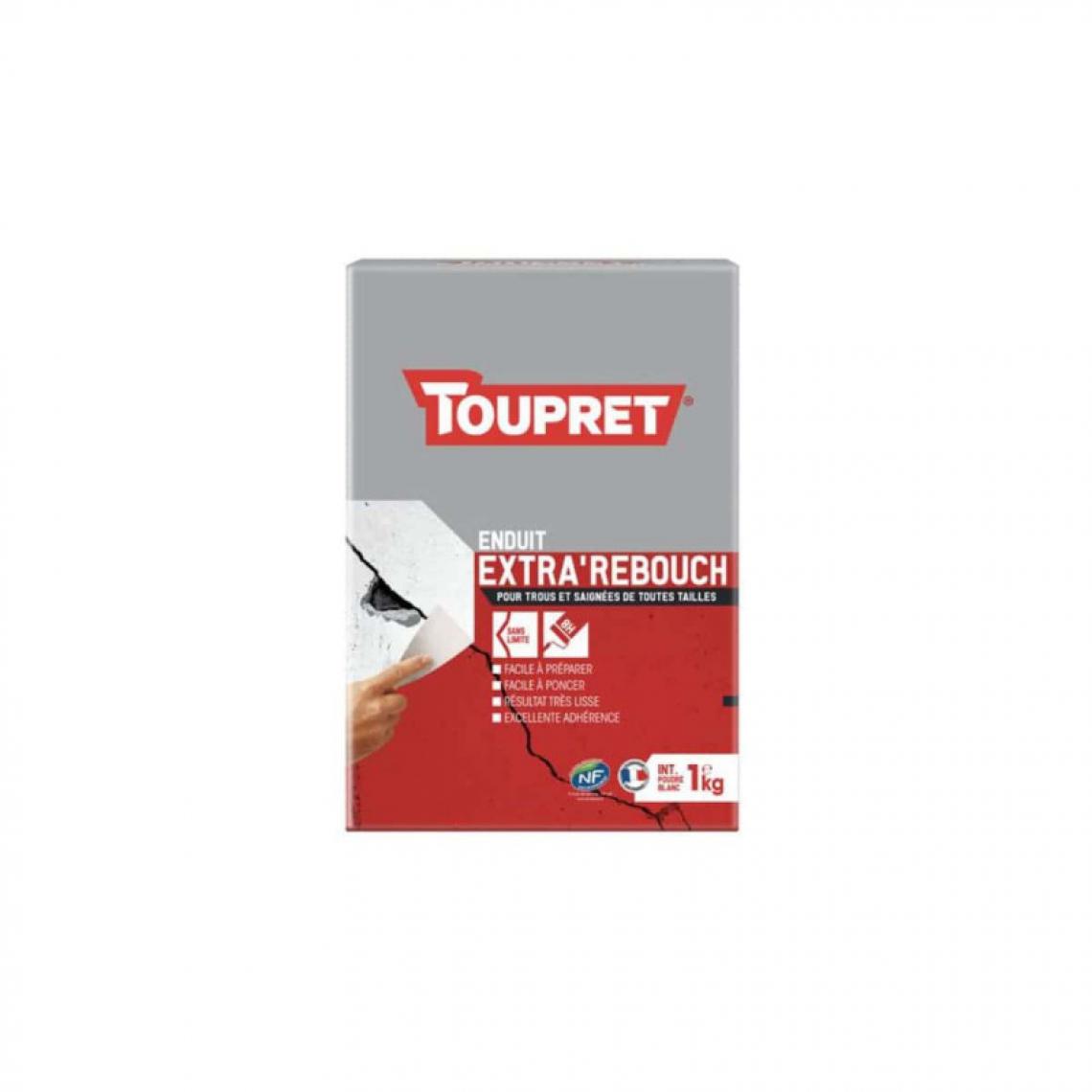 Toupret - Extra Rebouch TOUPRET en Pate 1,5Kg - BCRP1.5 - Mastic, silicone, joint