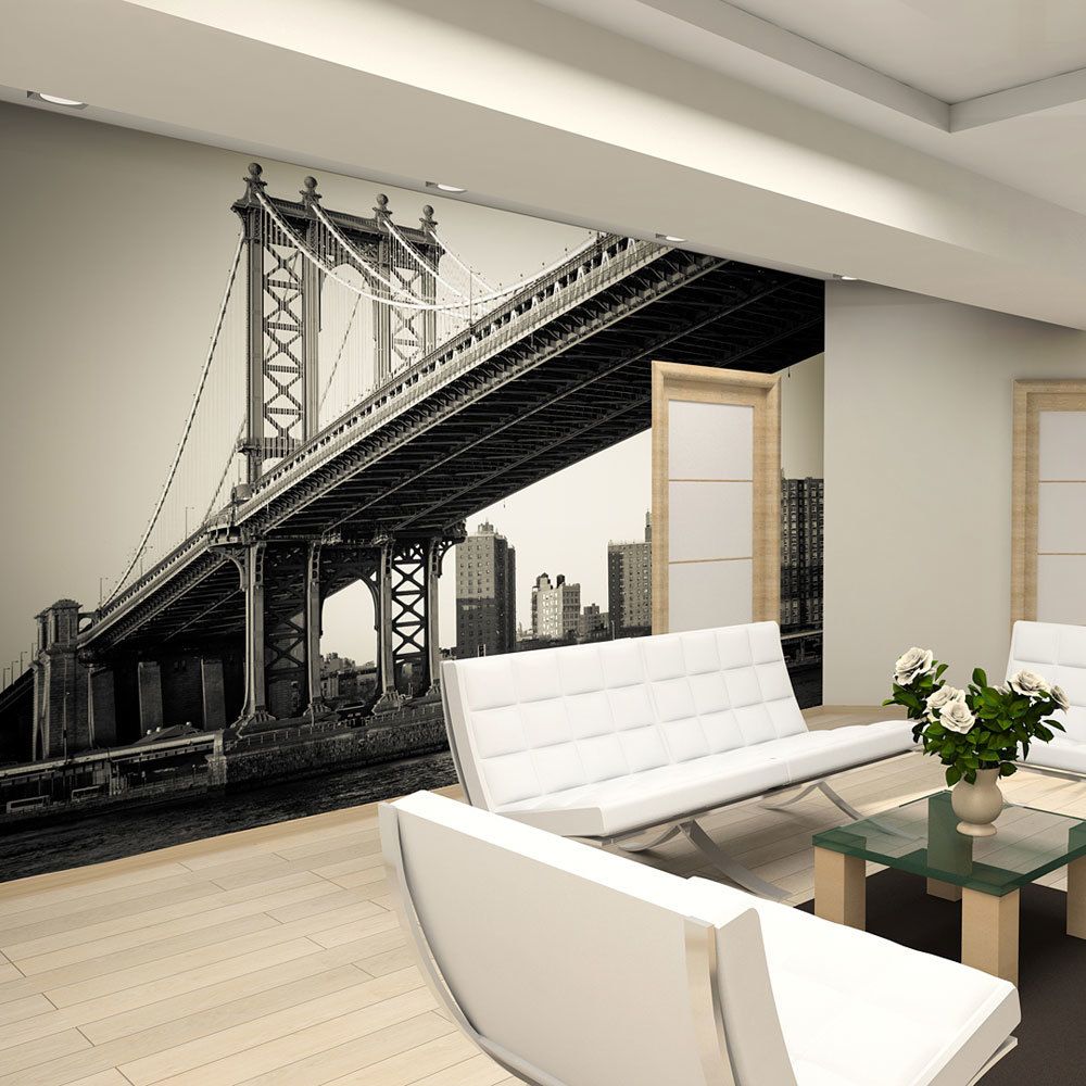 Artgeist - Papier peint - Pont de Manhattan, New York 300x231 - Papier peint