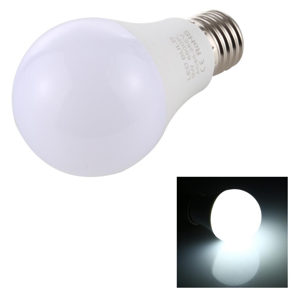 Wewoo - Ampoule à économie d'énergie LED 9W 810LMlumière blanche 6000-6500K AC 85-265V - Ampoules LED