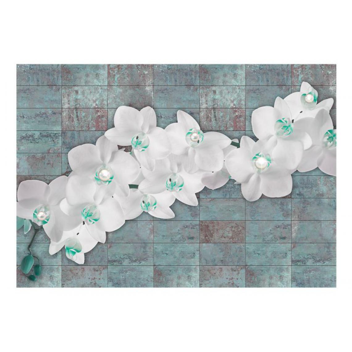 Artgeist - Papier peint - Orchids with pearls .Taille : 150x105 - Papier peint