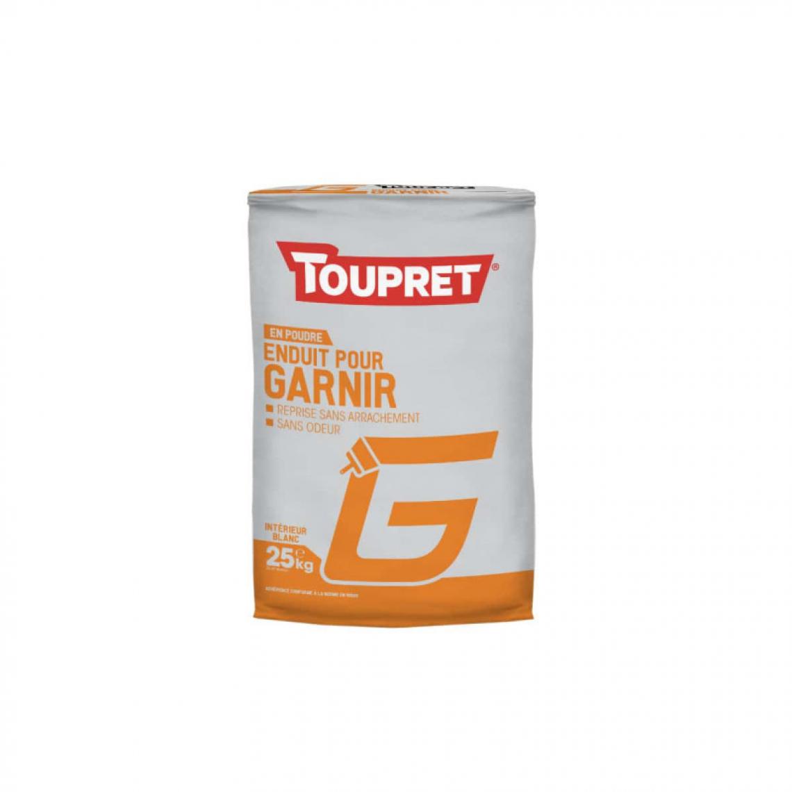 Toupret - Garnissant G TOUPRET Poudre 25Kg - BCEGAR25 - Mastic, silicone, joint