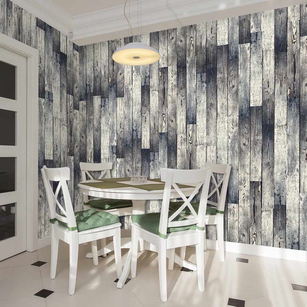 Bimago - Papier peint - Wooden floor: gradient - Décoration, image, art | Deko Panels | 50x1000 cm | - Papier peint