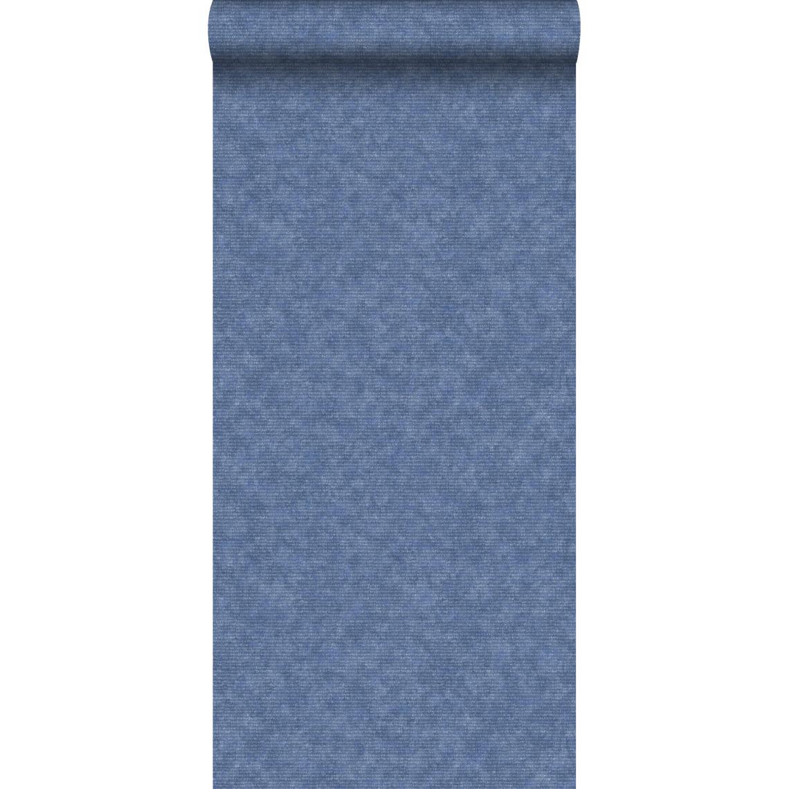 ESTAhome - ESTAhome papier peint uni bleu - 148309 - 53 cm x 10,05 m - Papier peint