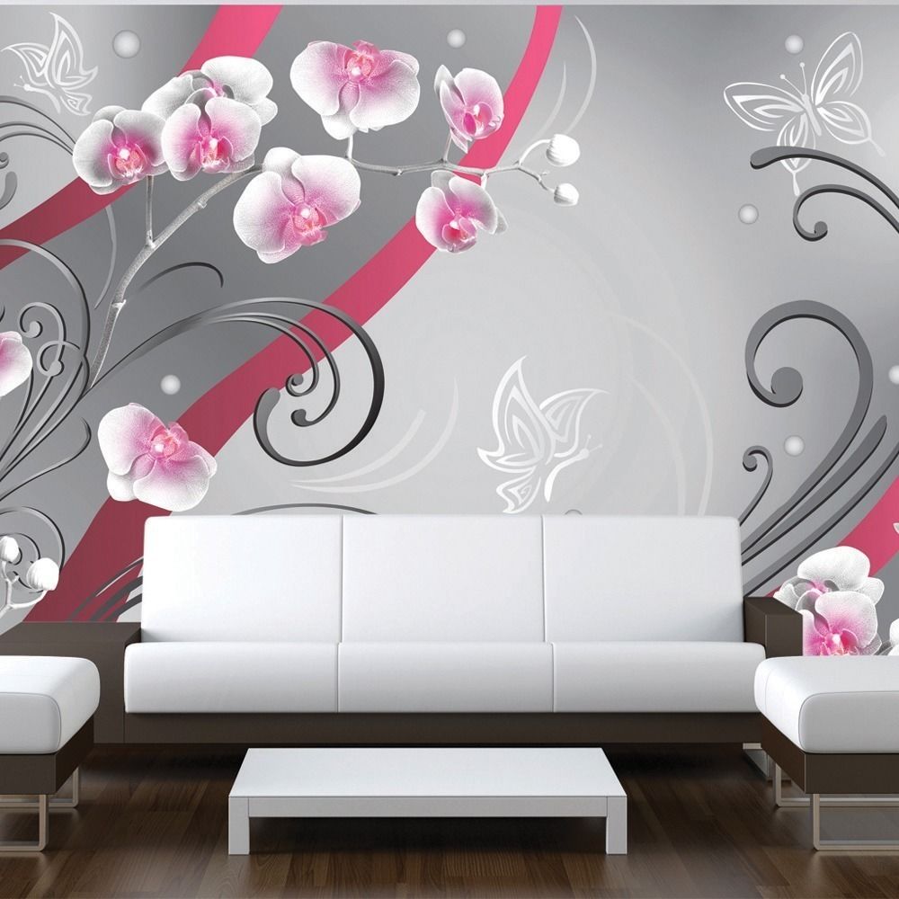 Artgeist - Papier peint - Pink orchids - variation 300x210 - Papier peint