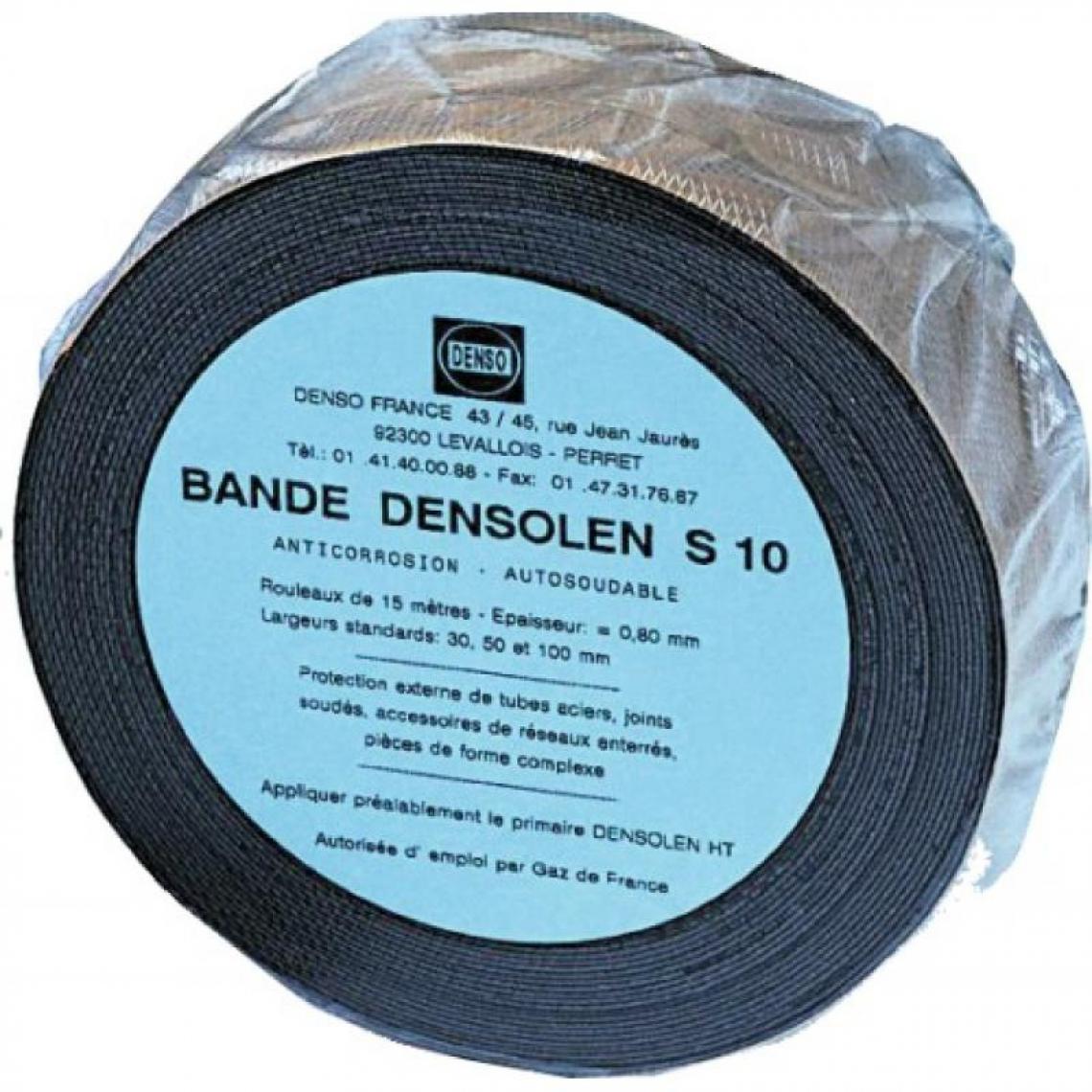 Denso - Bande Densolen S 10 largeur 50 mm longueur 15 - Mastic, silicone, joint