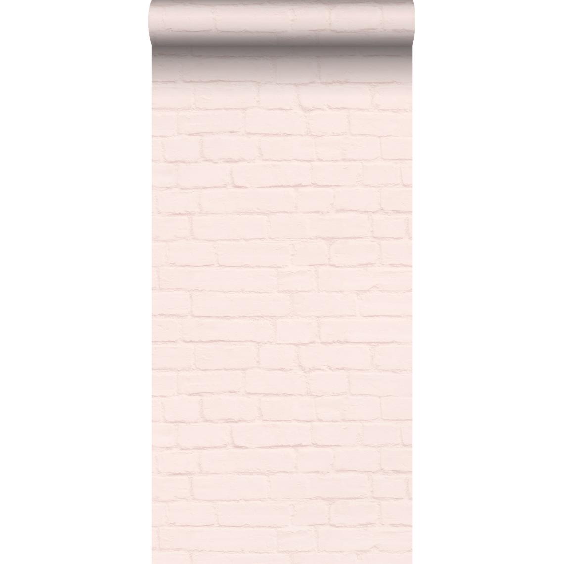 ESTAhome - ESTAhome papier peint brique rose clair - 139191 - 0.53 x 10.05 m - Papier peint