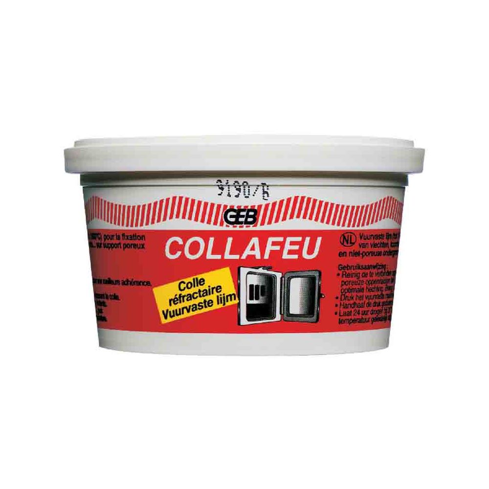Geb - GEB - Collafeu - colle produits réfractaires 300 g - Mastic, silicone, joint