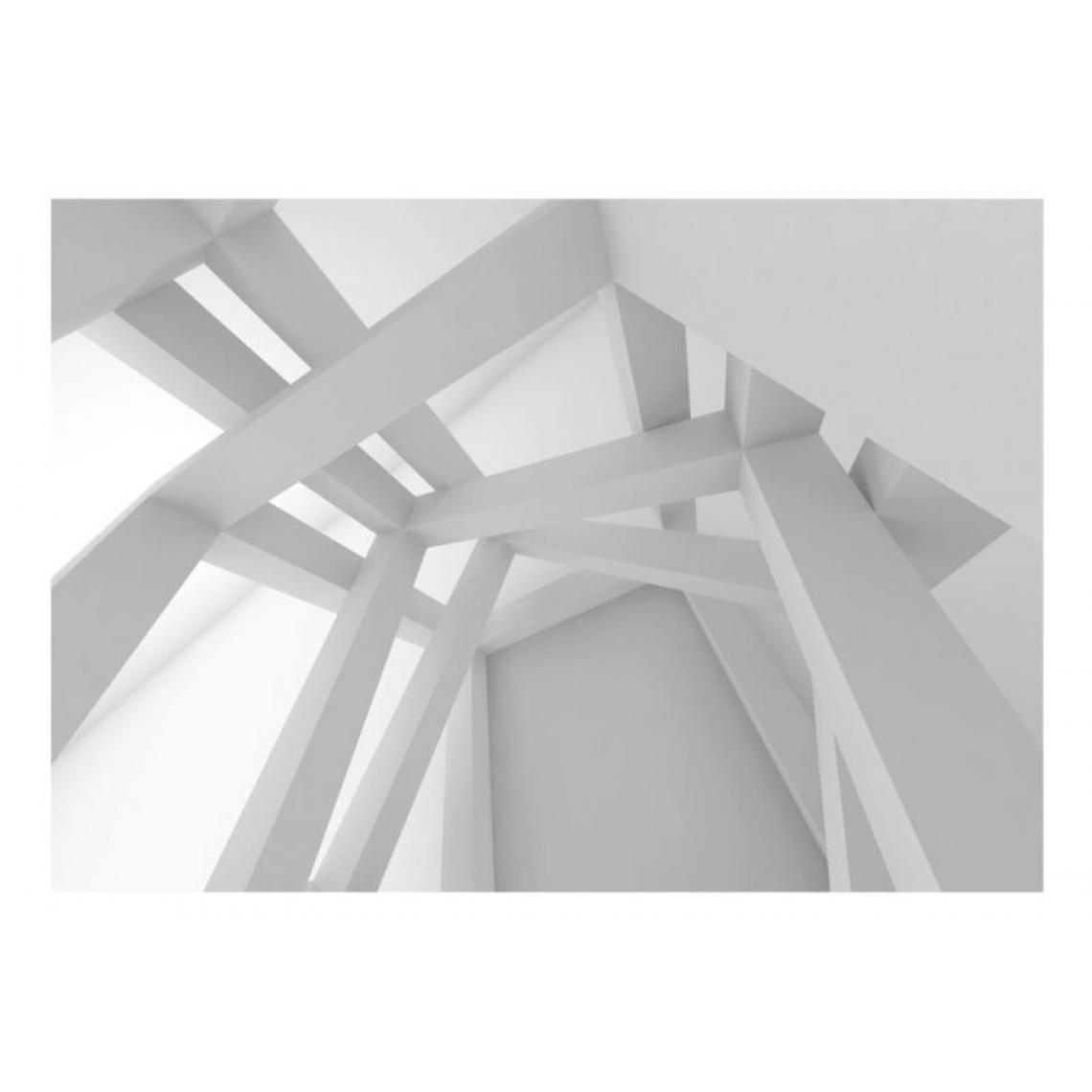 Artgeist - Papier peint - White Construction .Taille : 150x105 - Papier peint