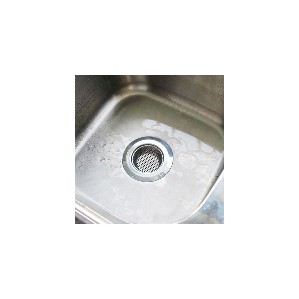 Wewoo - Filtres Filtre de lavabo à bord large de vidange de plancher d'égout en acier inoxydable, Taille: M 9 x 9cm - Bonde de lavabo