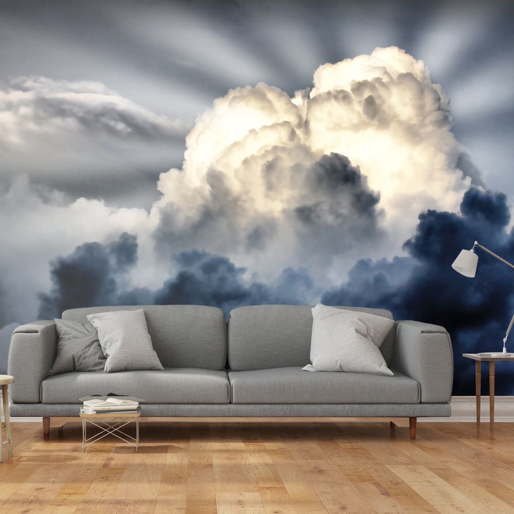 marque generique - 250x193 Papier peint Ciel Paysages Inedit Rayons de soleil sur un ciel nuageux - Papier peint