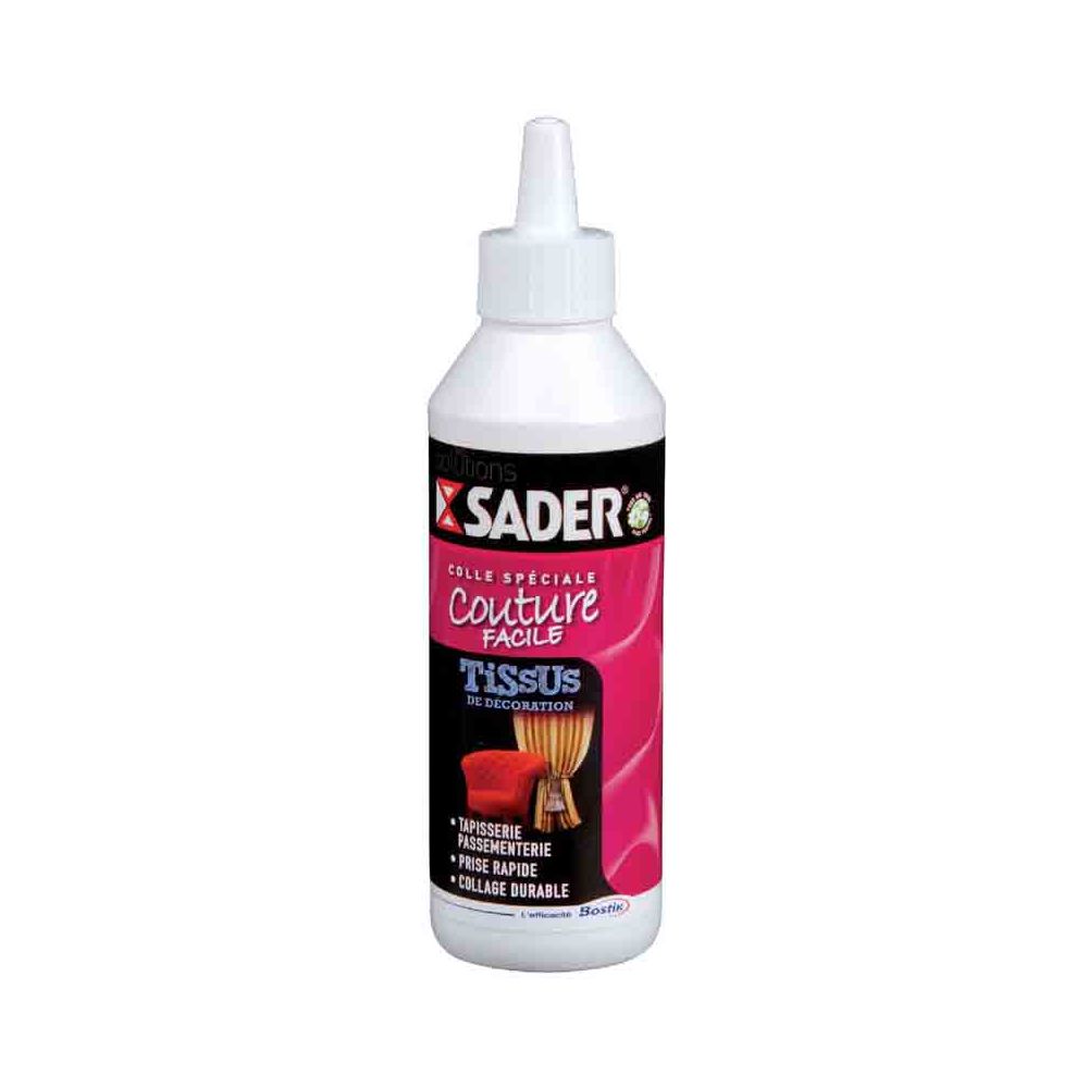 Sader - SADER - Colle tissu de décoration 250 ml - Mastic, silicone, joint