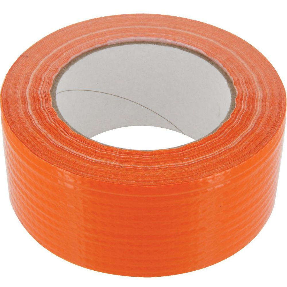 Outibat - Ruban adhésif PVC toilé orange Outibat L33m l75mm - Produit préparation avant pose