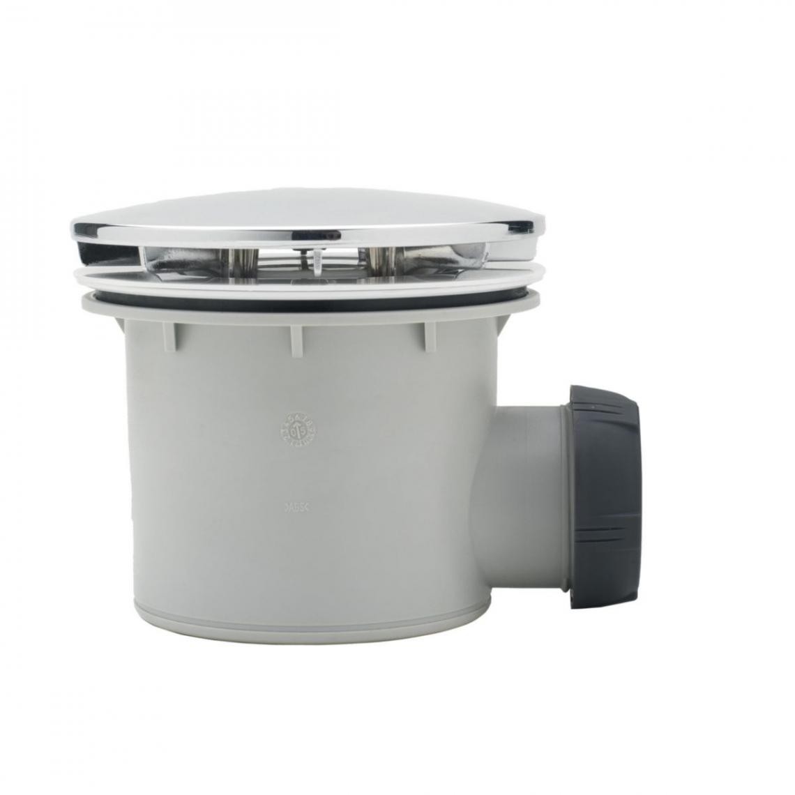 Altech - bonde plastique - diamètre 90 mm - horizontale - capot métal - débit 27 litres / min - altech 30722611 - Bonde de lavabo
