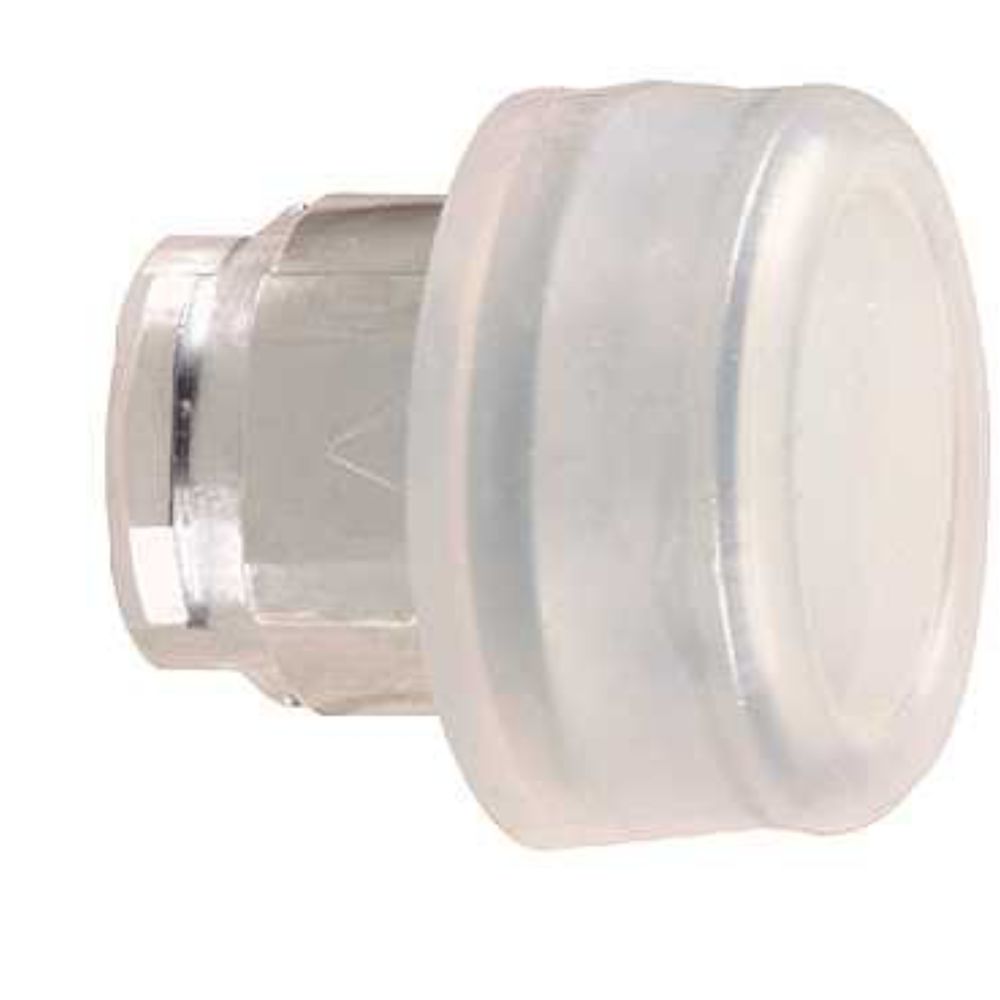 Schneider Electric - tête bouton poussoir - capuchonné transparent - dépassant - blanc - schneider zb4bp1 - Autres équipements modulaires