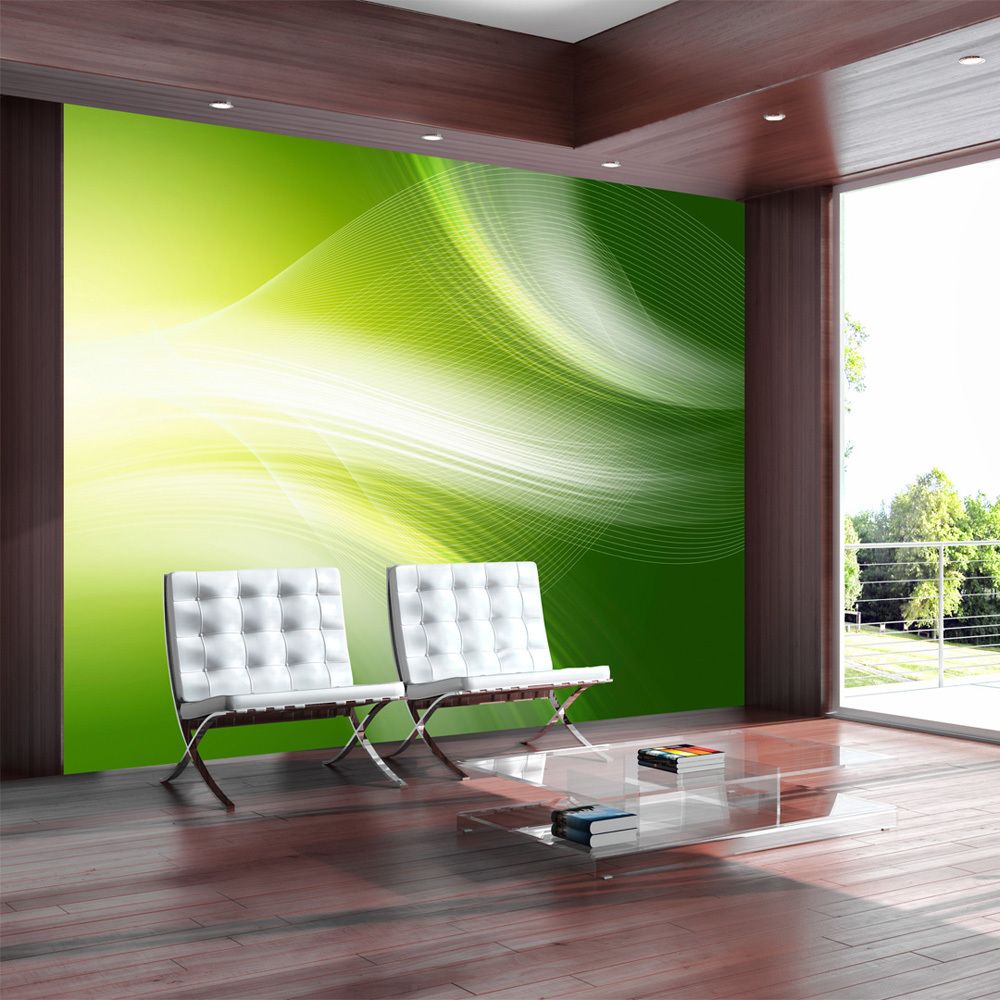 Bimago - Papier peint | Fond abstrait vert | 300x231 | Abstractions | Moderne | - Papier peint