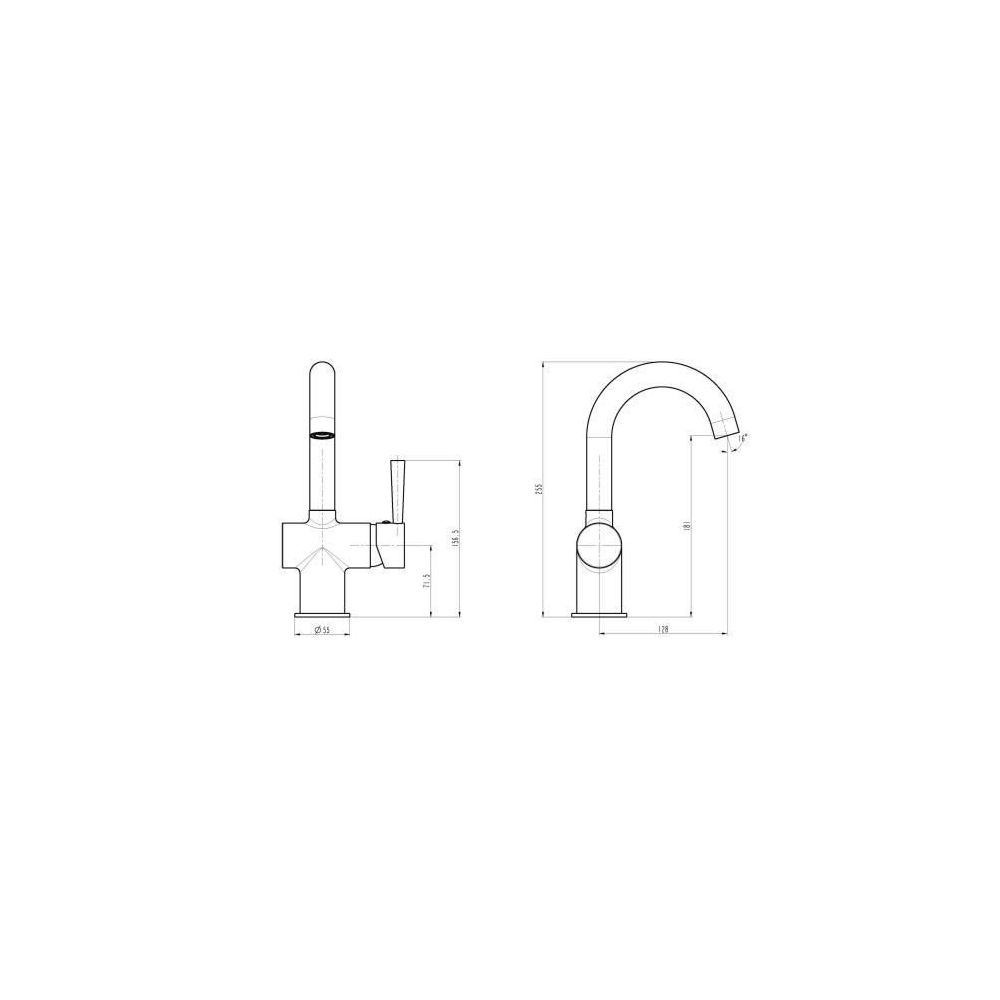 marque generique - ROBINETTERIE DE SALLE DE BAIN Robinet mitigeur lavabo Cornwall - Robinet de lavabo