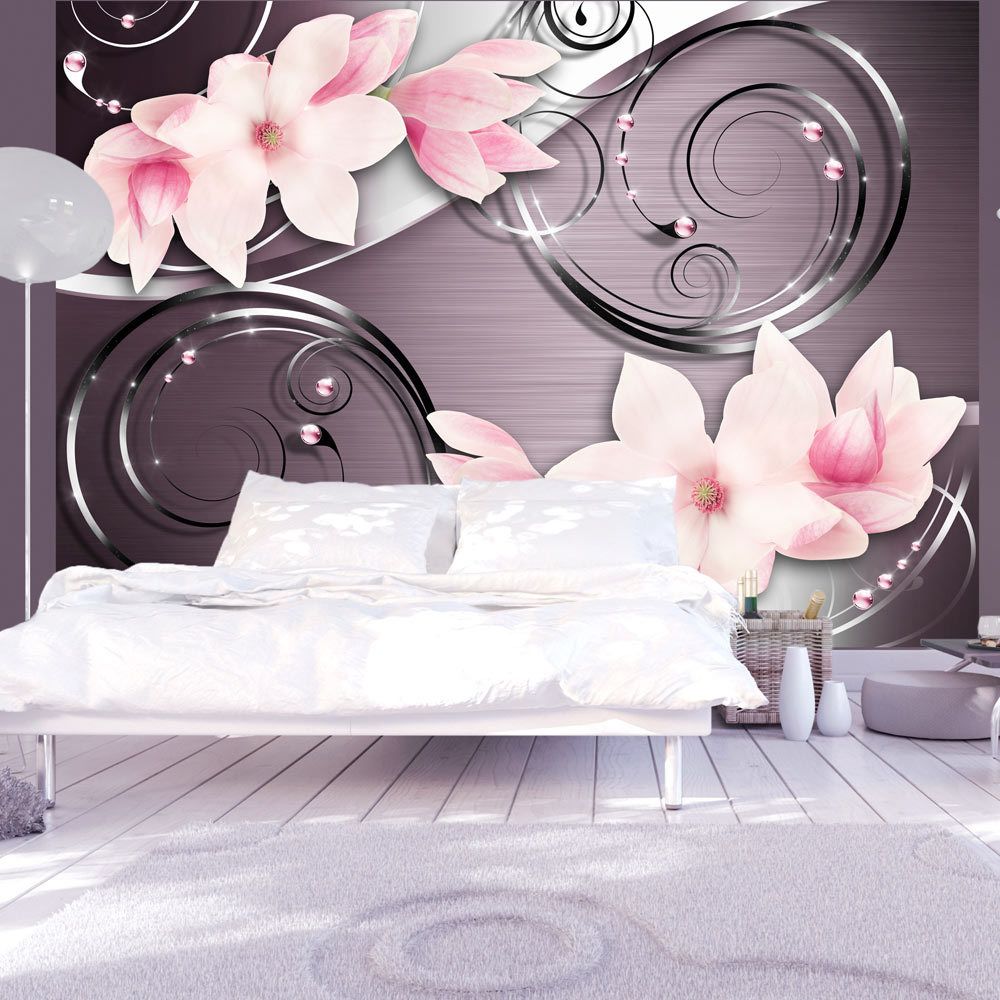 Bimago - Papier peint - Imagination rose - Décoration, image, art | Fleurs | Lilies | - Papier peint